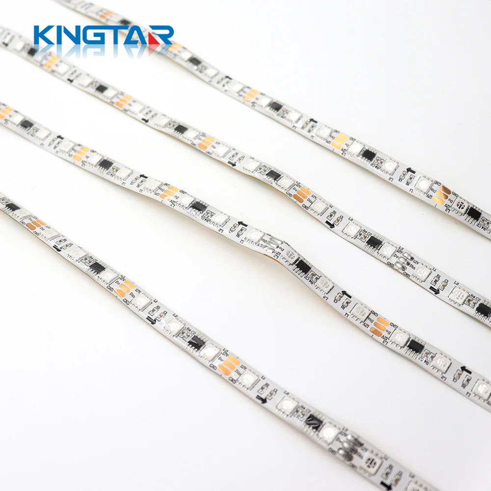 12V Dream 10mm Addressable RGB Pixel Strip Flexible LED Light WS2811  App Control led Light strip