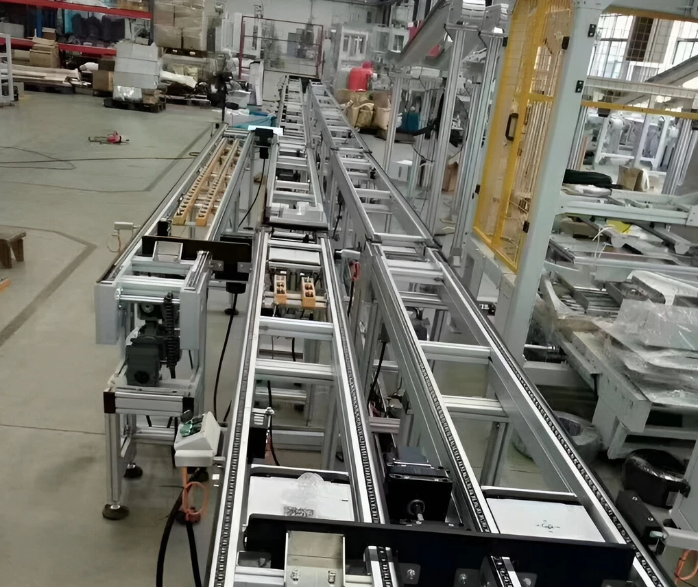 China Customized Belt conveyor OEM factory price pallet conveyor for heavy goods Industrial Conveying system