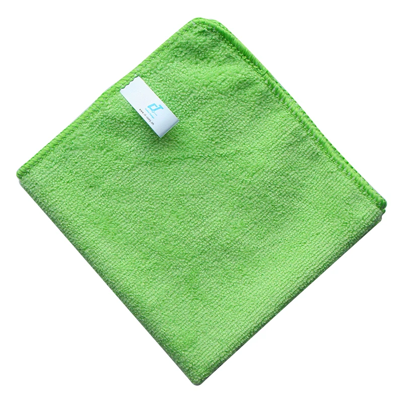 Absorbent  on microfiber cleaning cloth in a small pouch and high quality microfiber towel