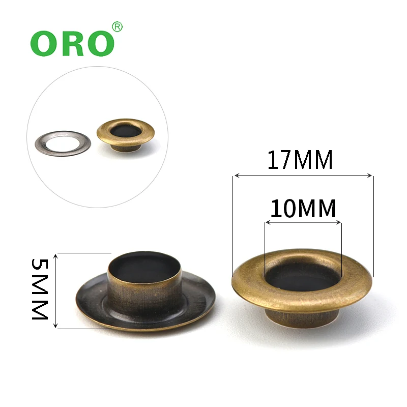 Wholesale 6/8/10/11/12 MM Garment Metal Eyelet Ring Curtain Eyelet Grommet For Curtain Eyelets Grommet Clothing Shoes