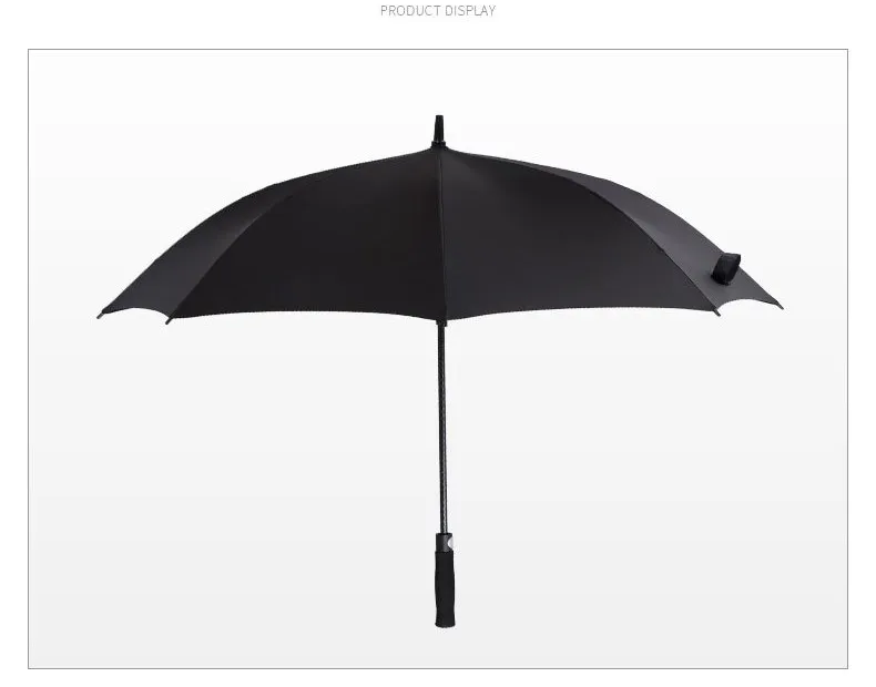 OEM Automatic Wholesale Classic Style Golf Umbrella 27/30/34 Inches Fabric Plastic Straight Handle Folding Business Travel Hand