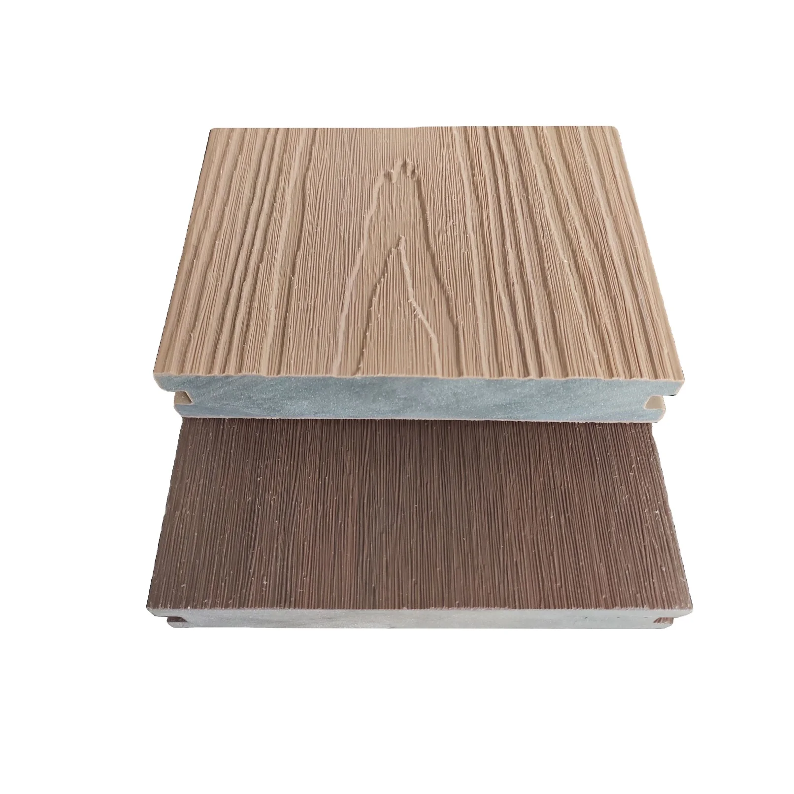 Modern Traditional Outdoor Waterproof WPC Composite Decking Embossed Wood Grain Co-Extruded Plastic Planks Teak Decking Board