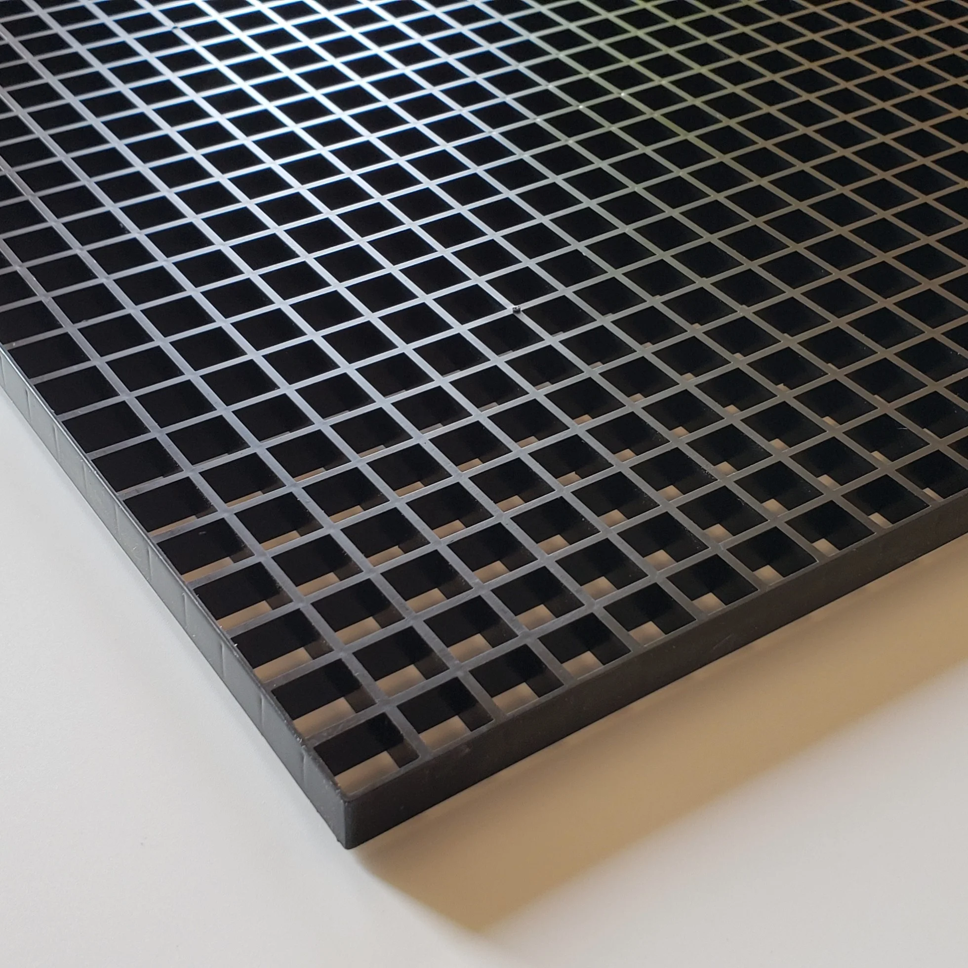Plastic egg crate grille,Factory Price black Plastic Eggcrate for Koi pond and Auaqrium fish tank filter