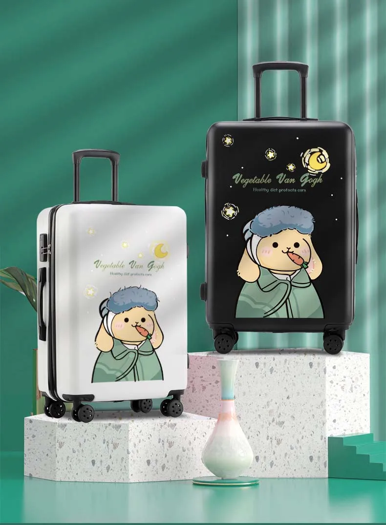 beauty suitcase 3 pcs cheap trolley luggage with retractable wheel fashion trolley shopping bags multi color travelling suitcase