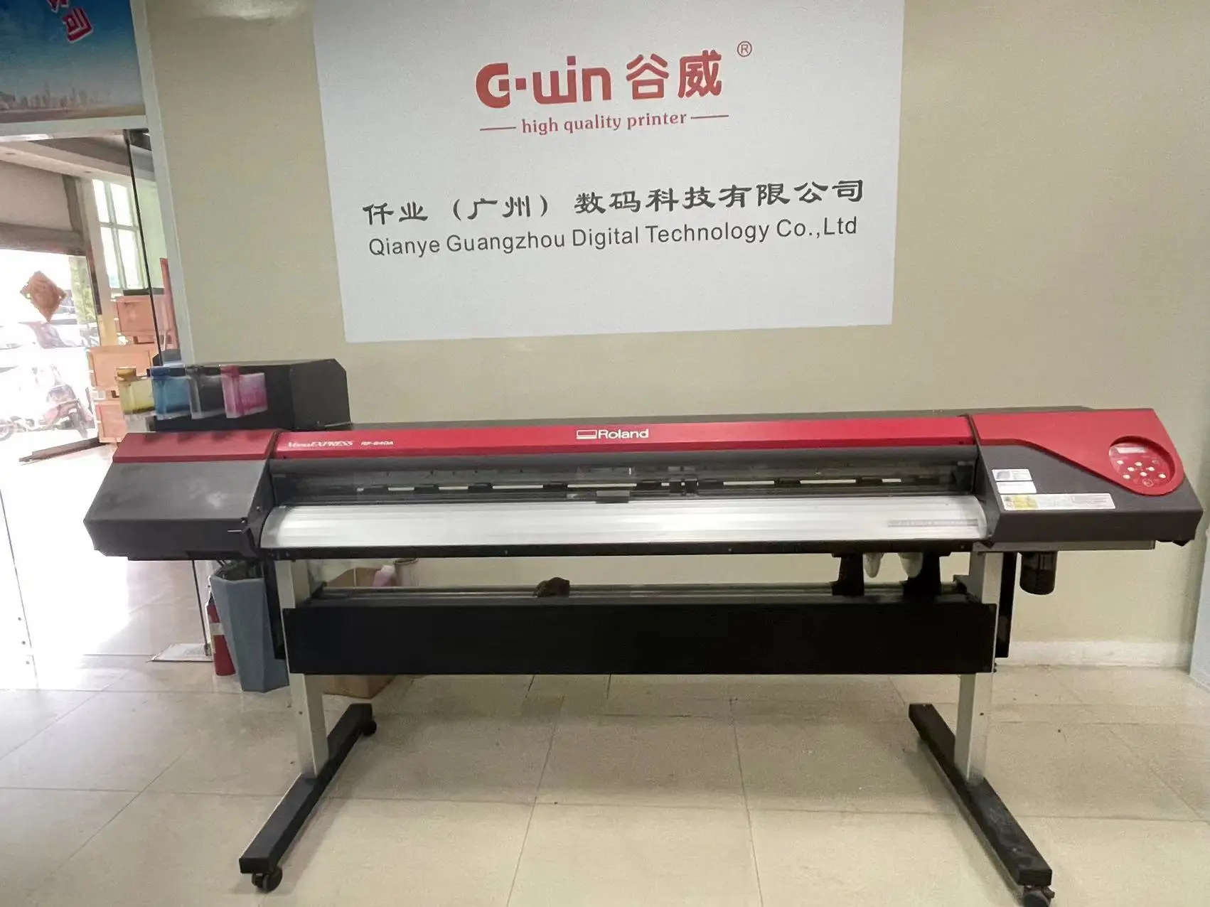 Versa second hand roland rf640a plotter larger format digital pvc card printer for pvc paper photo printing