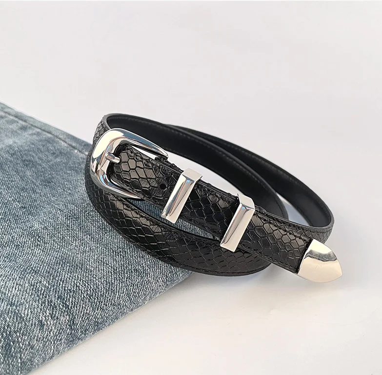 Luxury Top Layer Cowhide Leather Belt Women Genuine Leather Waist Belts Decoration Jeans Wholesales