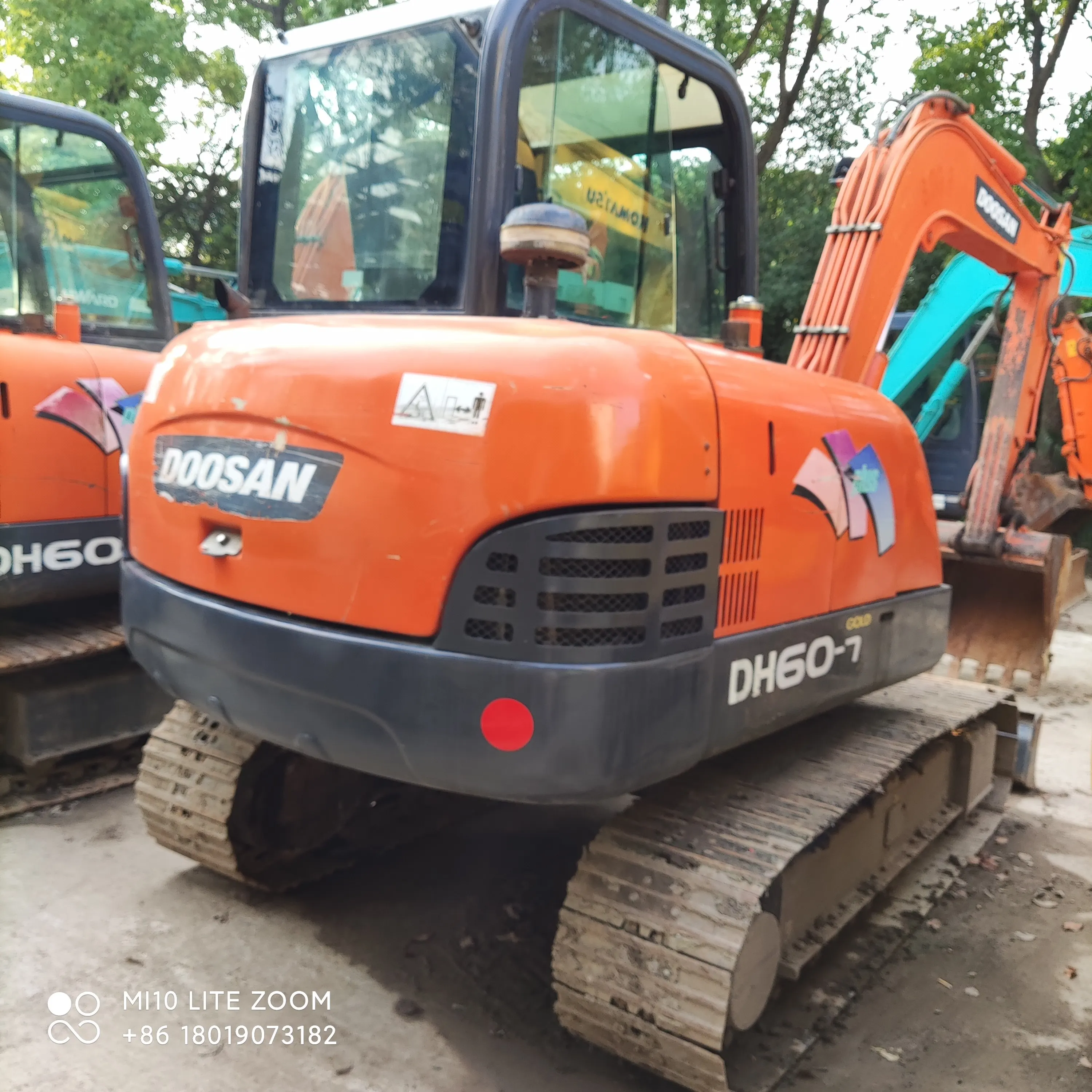 Super Product Doosan Excavator Small Model DH60-7 Mini digger high quality Used Excavator DH55 DH60-7 DH80 digger for sell
