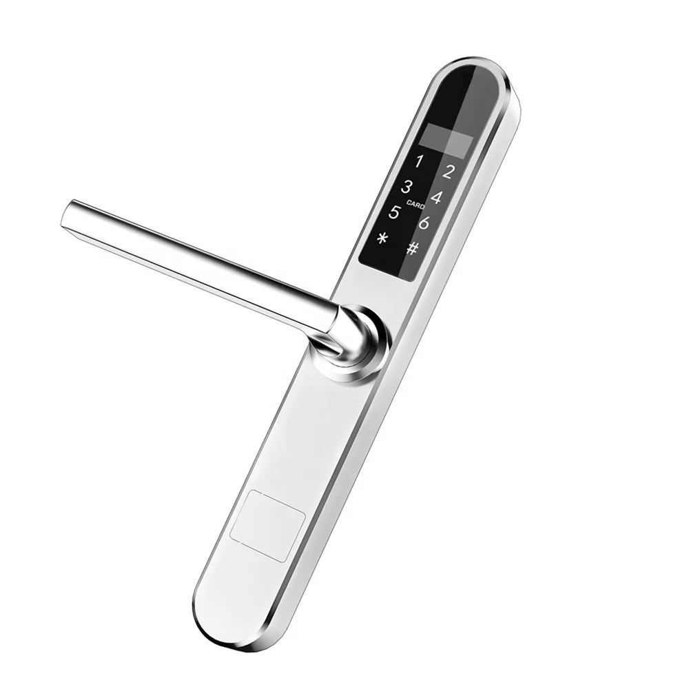 38 мм тонкая панель Smart PIN код и карта комбинированный электронный алюминиевый дверной