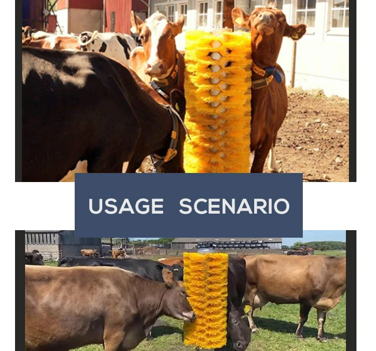 Factory price Efficient Unmotivated Automatic Cow Body Scratching cleaning Brush