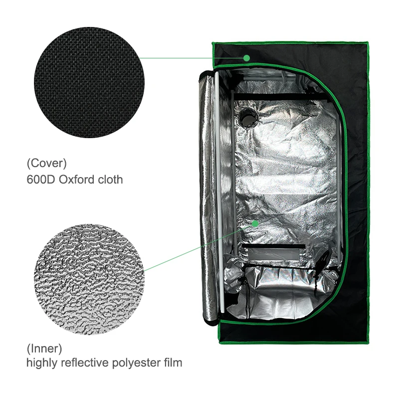 Cheap sea shipping high quality garden greenhouses indoor grow led lights tents complete kit