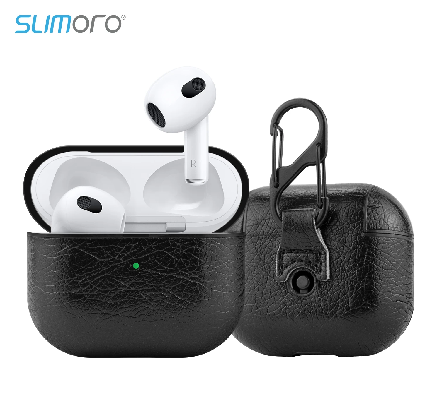 Новинка, Модный чехол Slimoro для Apple Airpods, чехол с защитой от царапин 2021, защитный кожаный чехол для наушников Airpods
