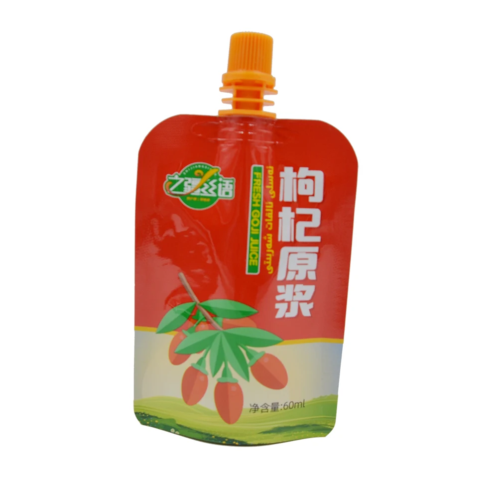 Microorganism tested 250ml  500ml milk  refill  aluminum foil stand up pouch with spout plastic packaging bag Bags
