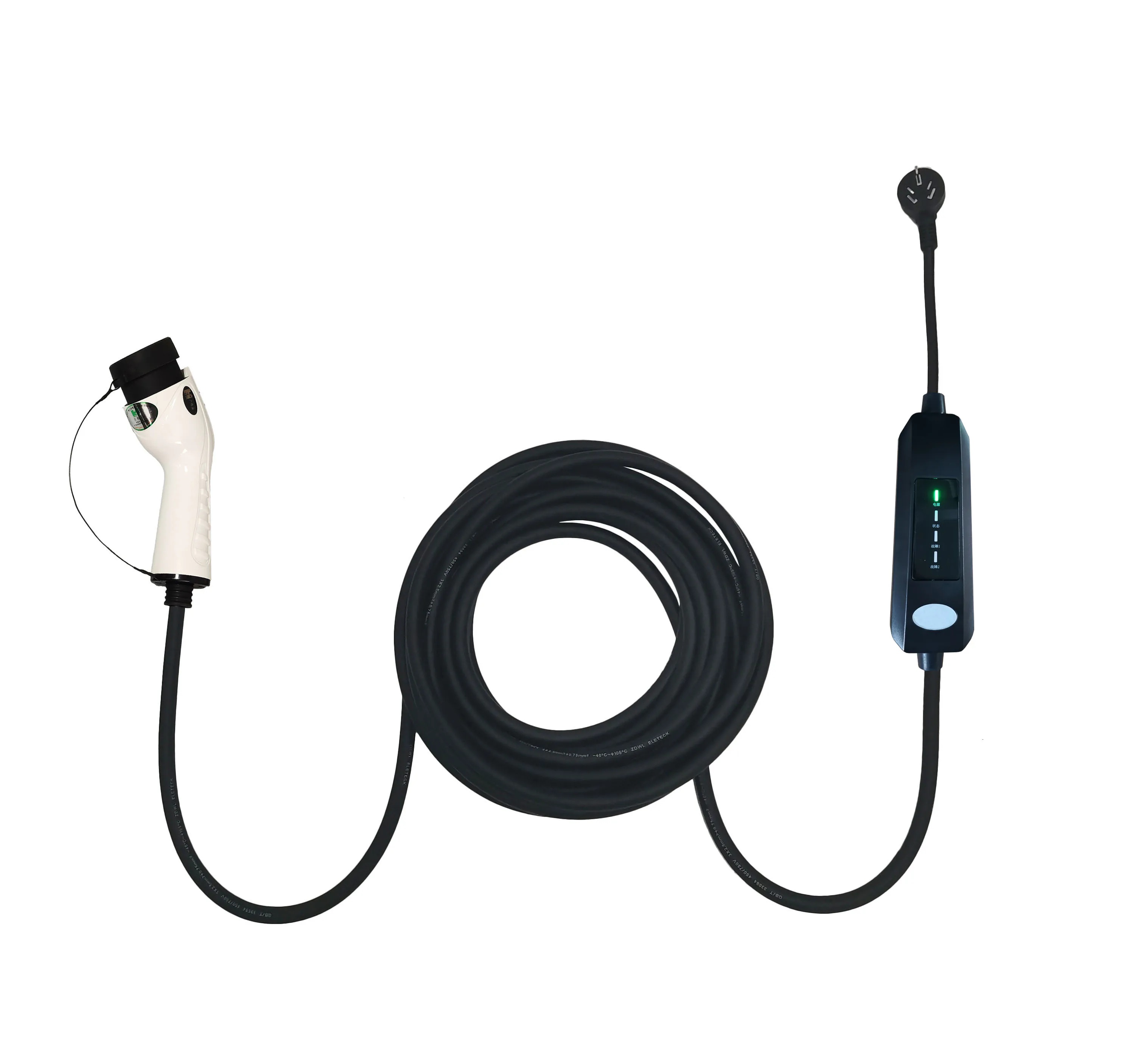 16A 3.5KW Version Electric Vehicle Sae Charging Cable Level 2 Portable Ev Charger