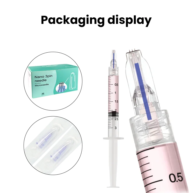 wholesale micro facial multi injector nanosoft 34G 1.2mm mesotherapy 3pins