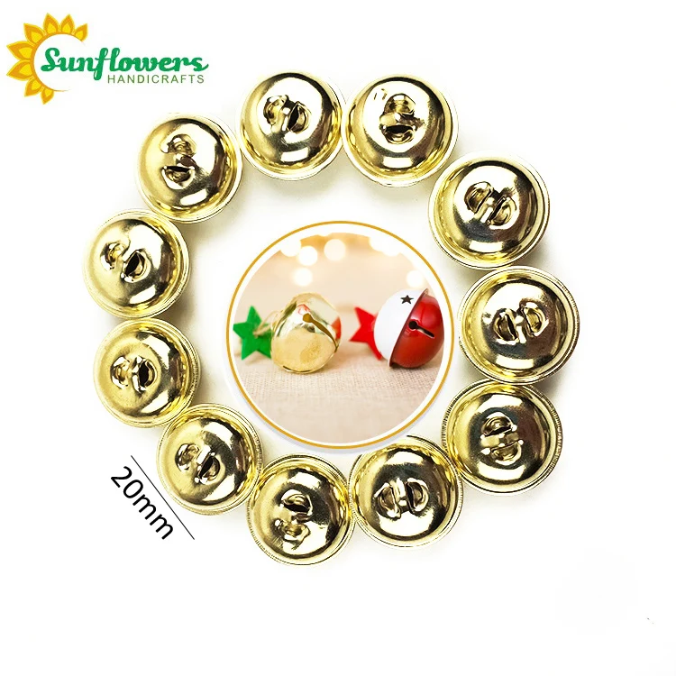 
20mm Decorative Gold Brass Jingle Bells for Kids Crafts Suppliers 