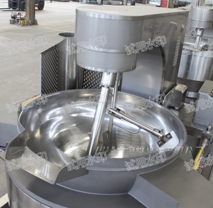 Fully automatic gas heated circular popcorn machine caramel flavored spherical popcorn machine