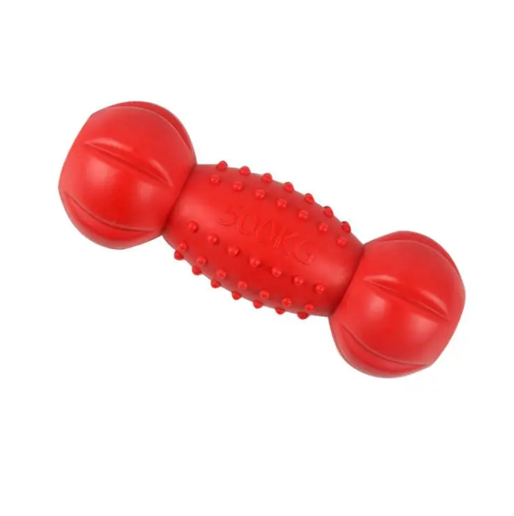 Wholesale Sustainable TPR Rubber Dog Chew Toy Eco-Friendly Interactive Teeth Cleaning Bite-Resistant Small Large Dogs Pet