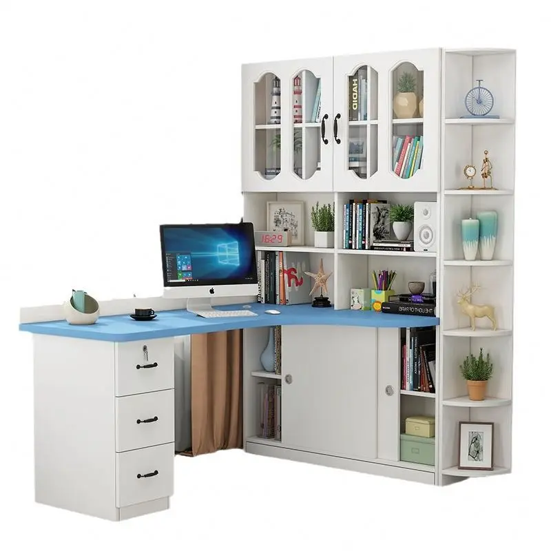 Broadcast Studio Desk Command Office Furniture With High Book Shelves Dispatch Center Solutions Airport Operations Desk