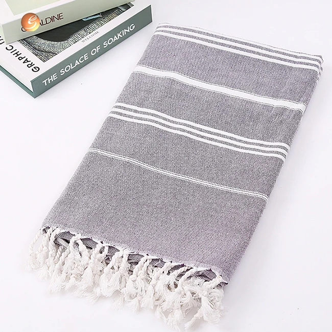 Home Textiles Turkish Towel Wholesale High End Beach Towel Organic Turkish Cotton Bath Towel Sets