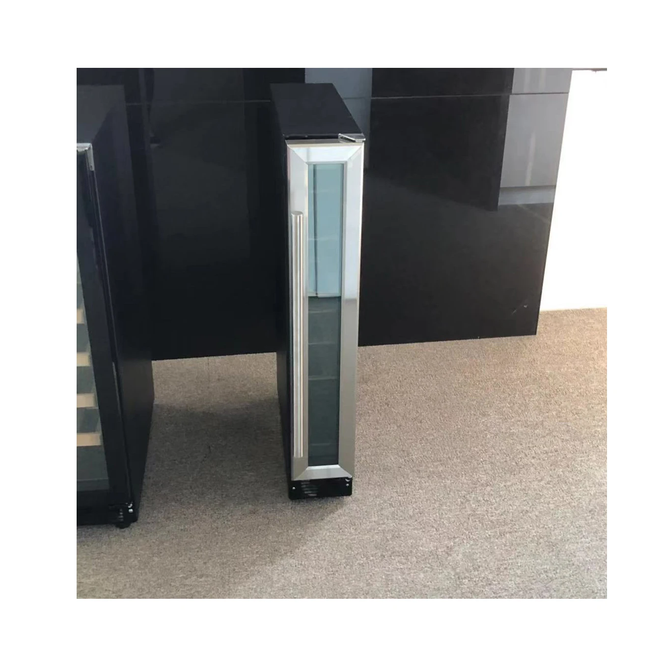 Новый Популярный винный шкаф из нержавеющей стали, роскошный Витринный Шкаф