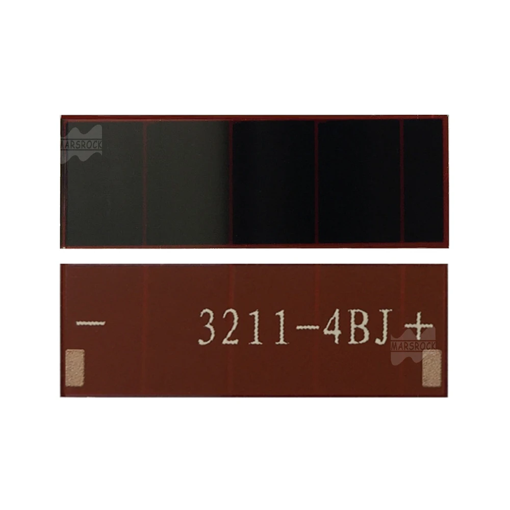 MarsRock 2V 7.9uA 32*11mm Dim Lux Amorphous Silicon Solar Cell Thin Mini Small Solar Panel Light indoor for Indoor Any Dim Light