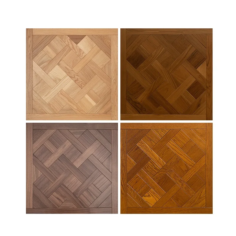 Wooden Floor Tiles Engineered Wood Flooring Walnut Parquet Antique Home Natural Ecological Bedroom