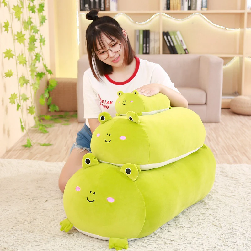 30CM Soft Animal Cartoon Pillow Cushion Cute Fat Dog Cat Totoro Penguin Pig Frog Plush Toy Stuffed Pet Toy