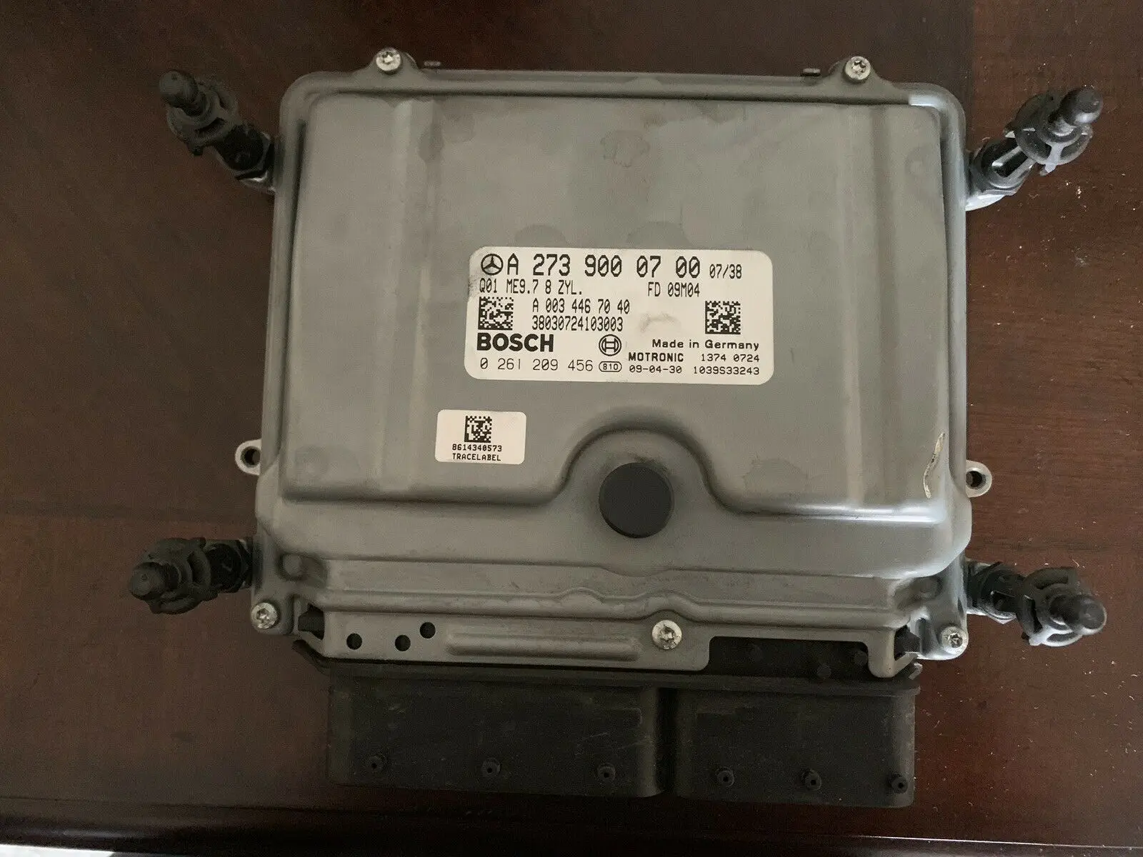 10-11 FIT FOR Mercedes W221 S550 5.5L ECU ECM Engine Control Module Unit A2739000700 A0034467040