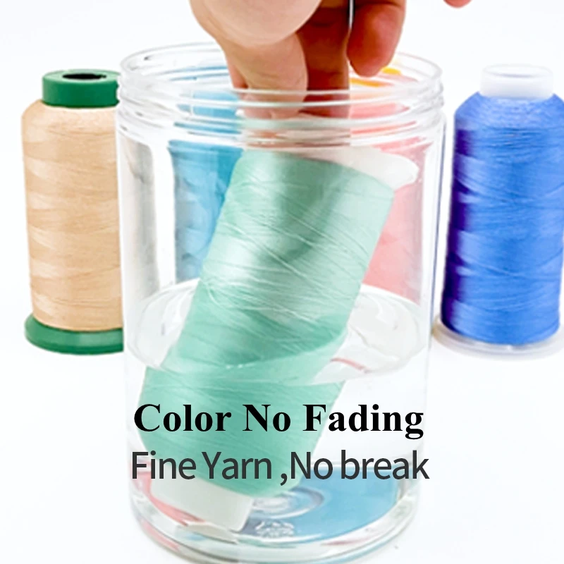 Customized Order CXC Thread Embroidery Trilobal Polyester Threads 5000y color chart