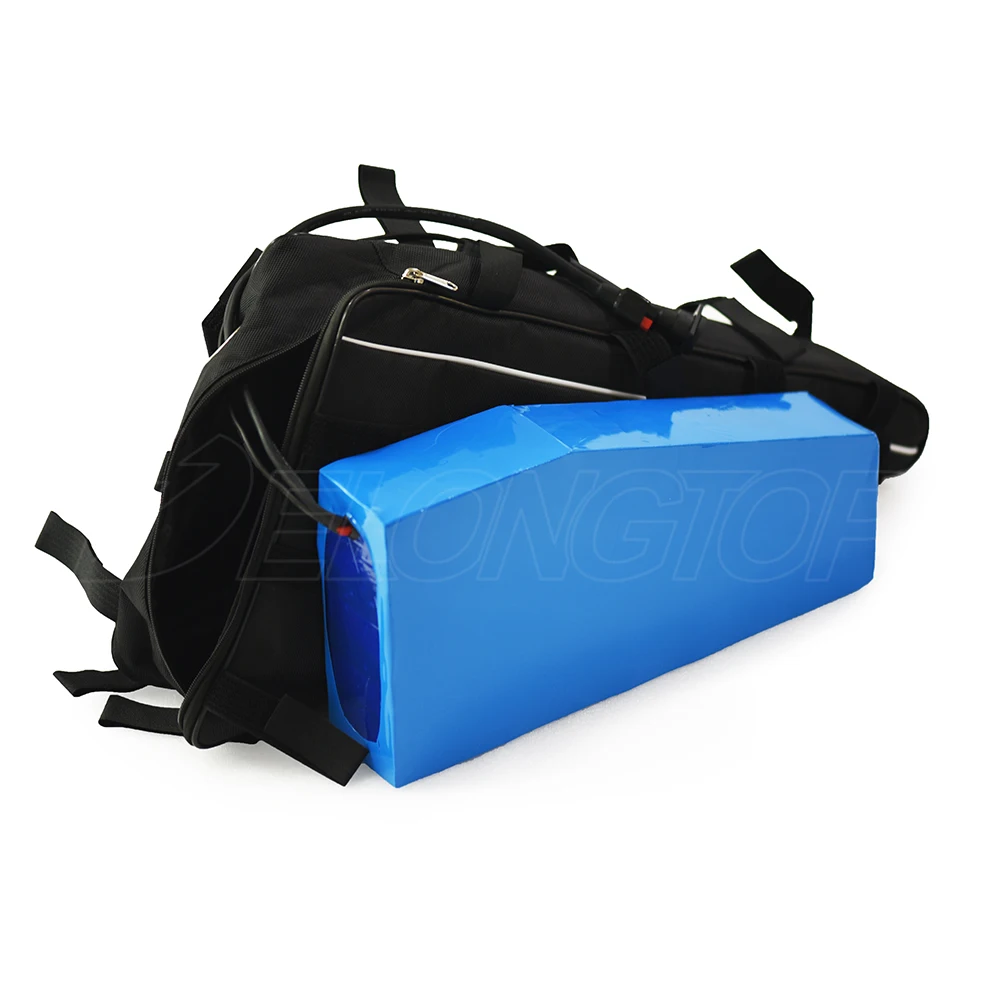 Литиевый треугольный Аккумулятор для электровелосипеда, 52 в, 32 Ач, 1500 Вт