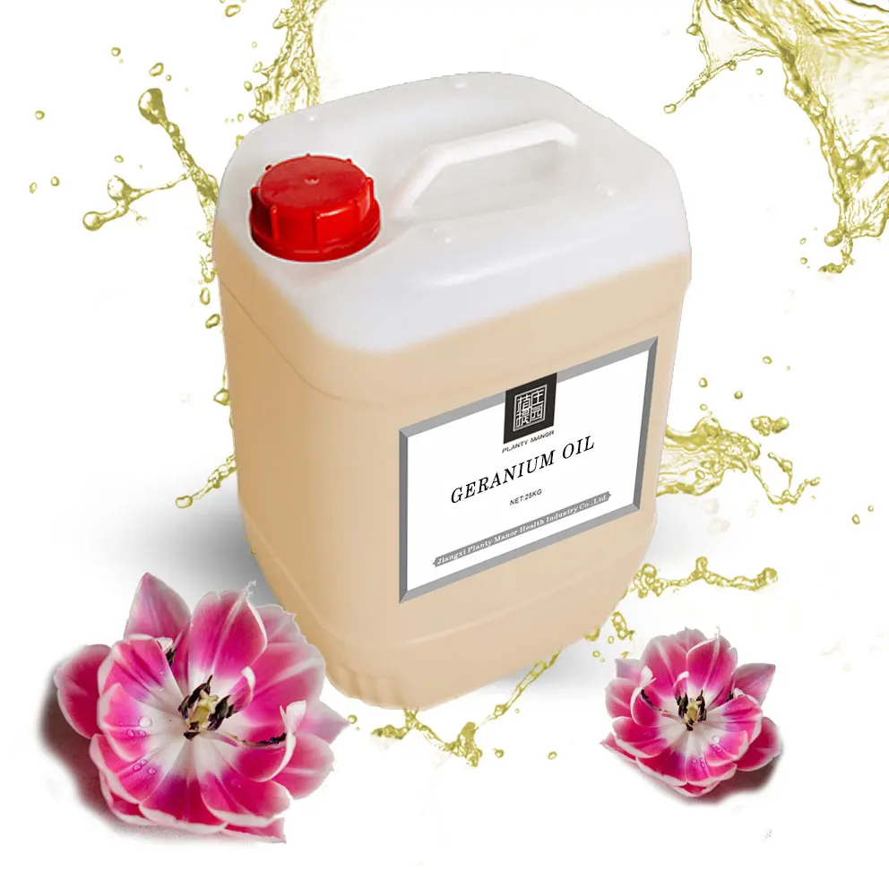 Geranium Essential Oil High Quality and Pure Plant-Based Oil for Aromatherapy and Therapeutic Uses