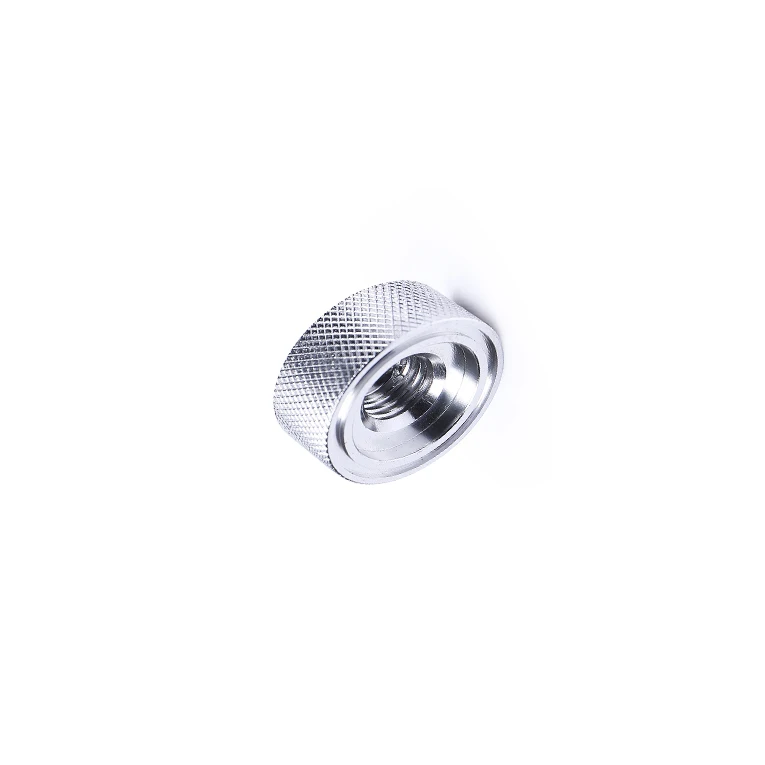 High Quality CNC Lathe Parts Aluminum Knurled Knob