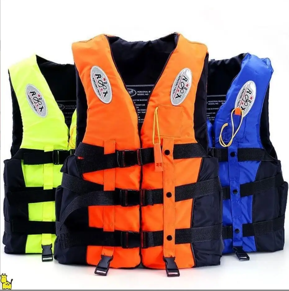 wholesale custom swimming Oxford kayak life vest manufacturers marine life jacket life vest jacket for adult