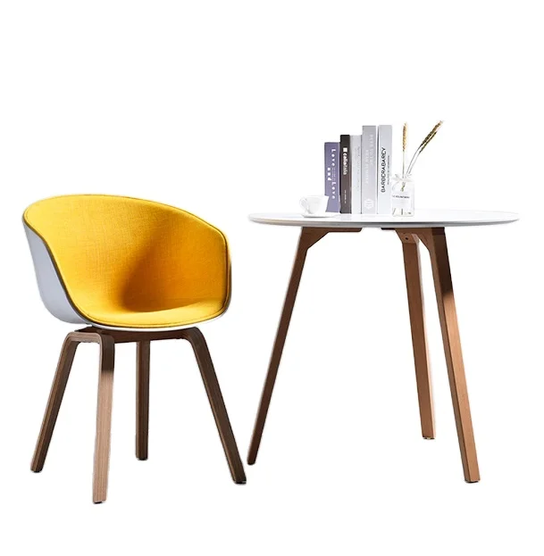 Nordic Luxury Kitchen Dining Room Chair Custom Design Modern Furniture Chair Upholstered Restaurant wooden Dining Chair