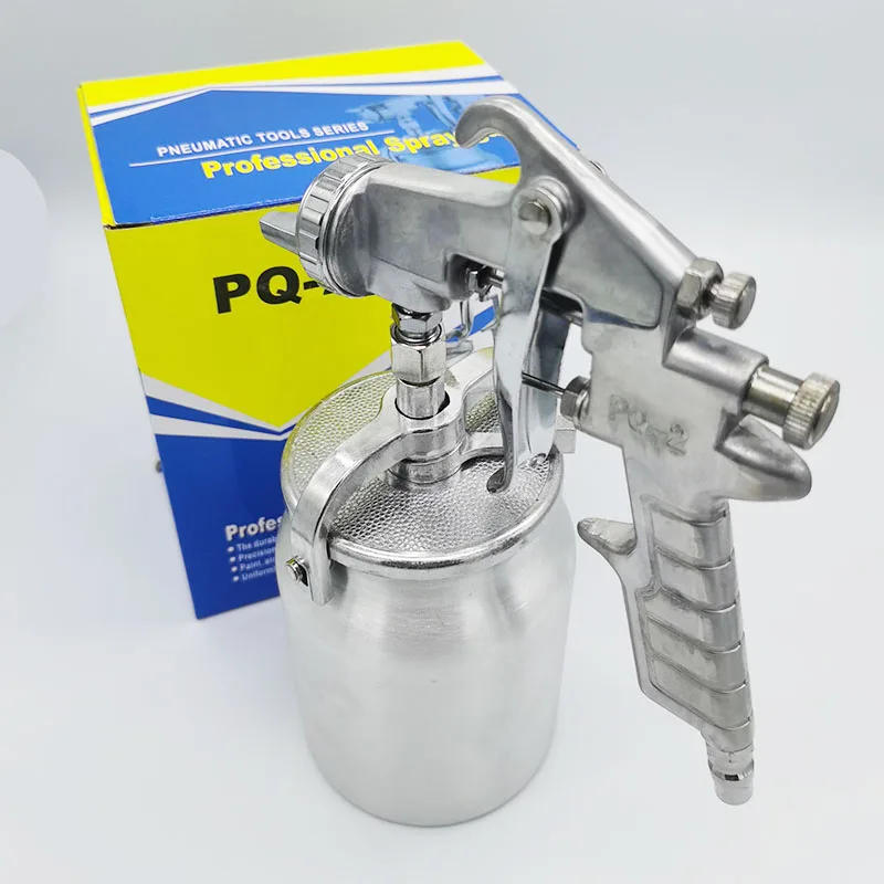Painting Spray gun PG-2 for car and cleaning industry with plastic 1000ml cup and aluminium alloy body manufacturer in china
