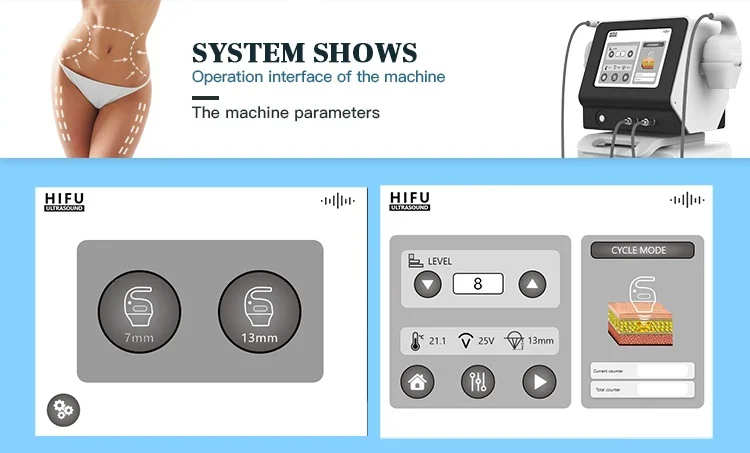 Оборудование для салонов красоты hifu body slim похудения/высокоинтенсивный сфокусированный ультразвук продажи