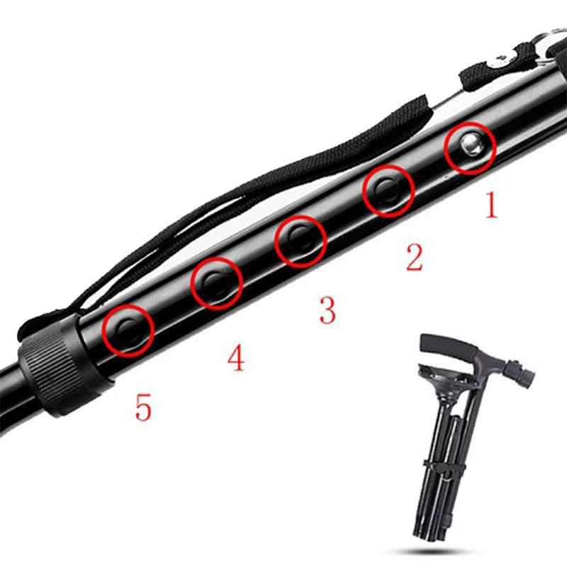 Best Selling Products Aluminum Medical Crutches For Old People Walking Stick With led Light