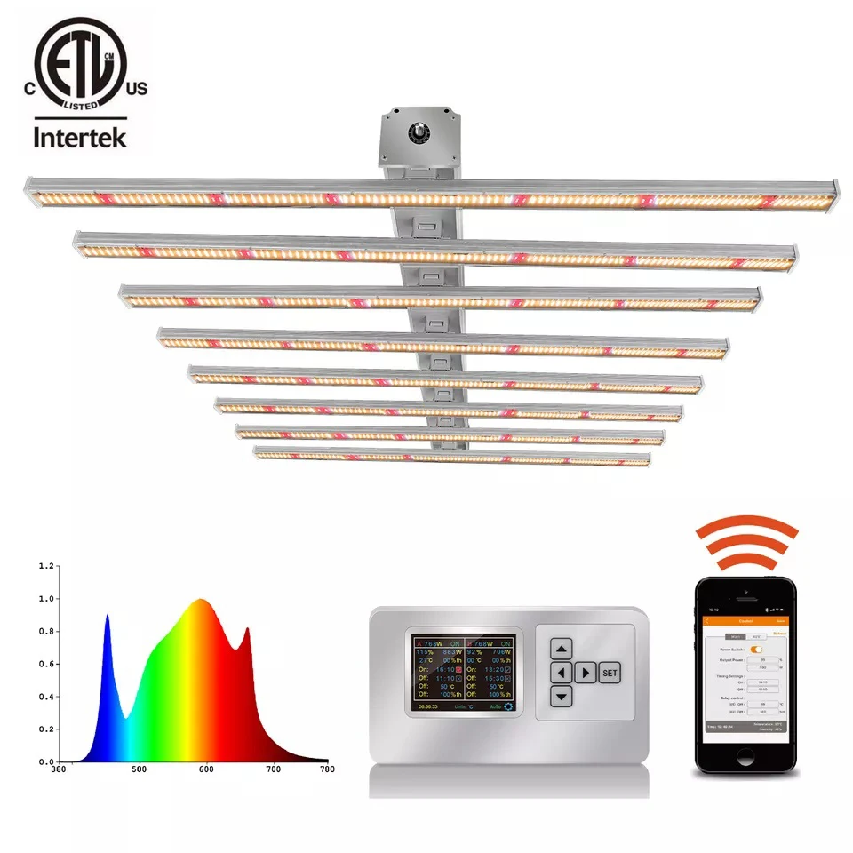 Best Samsung 8 Bar 720w Led Grow Light Uv Ir Led Full Spectrum Grow Light