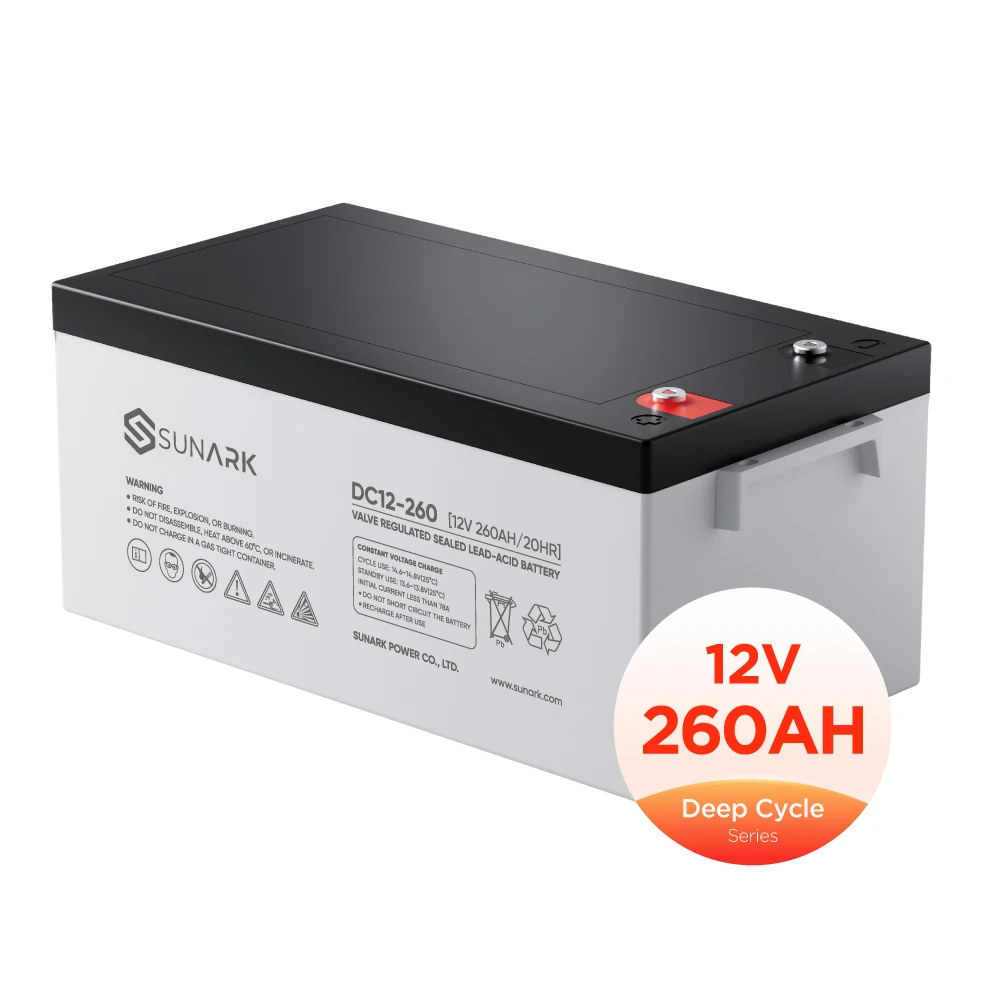 Солнечная батарея Sunark свинцово-кислотная 12 В 200 А/ч 260