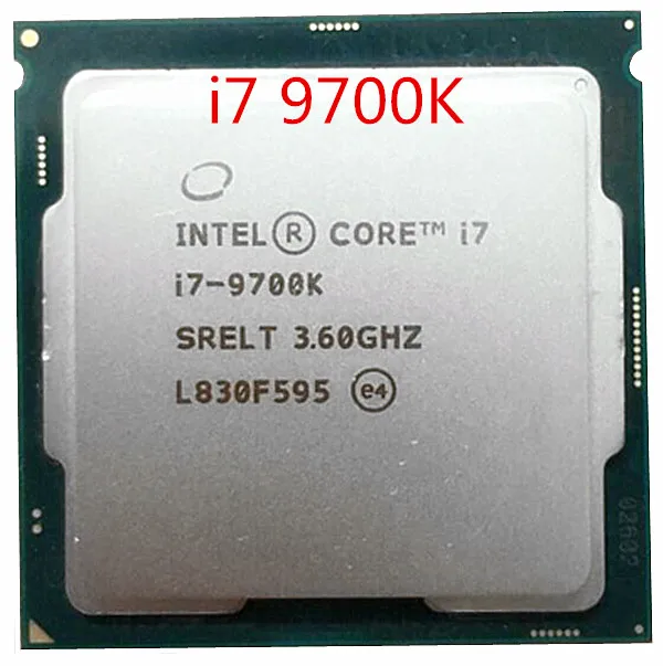  Процессор Intel Core i7-9700K 8 ядер до 3 6 ГГц 300 серии 95 Вт для настольного