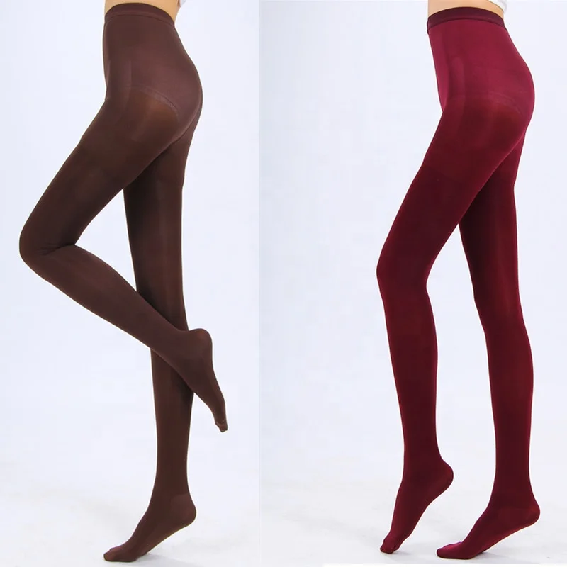 
Factory direct sales 680d spring and autumn colorful models stovepipe anti-venous fat burning beautiful legs varicose socks 