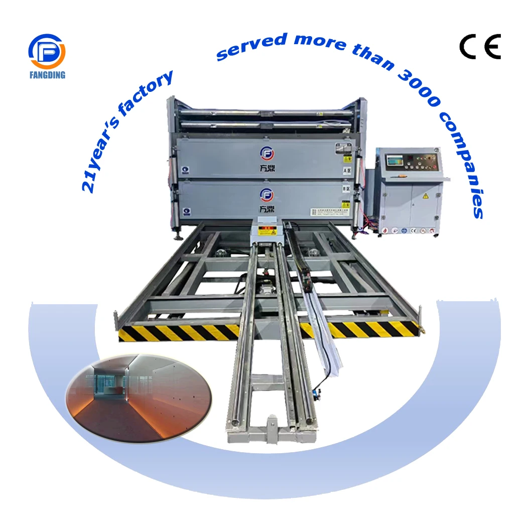 Horizontal Safety Four-Layer EVA Film Glass Coating Laminator Glass Laminating Machine