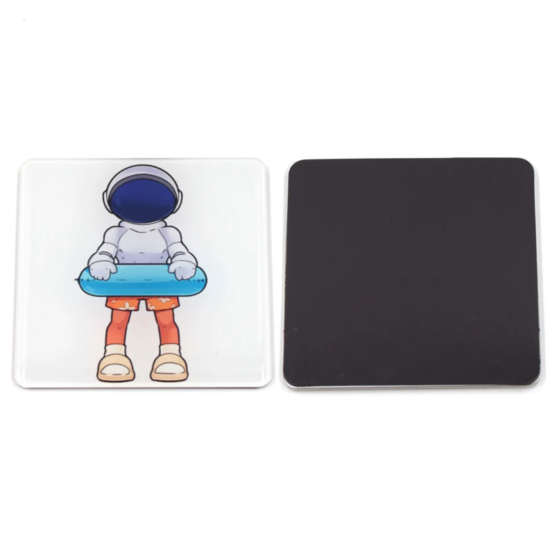 Promotional Colorful Waterproof Acrylic 3D Anime Customised Magnetic Fridge Door Cover Colorful Waterproof Acrylic 3D Magnet
