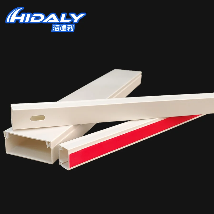 2021 China Supplier CE RoHs Anti-UV PVC Trunking Cable Concealer Canaleta Ranurada for Columbia Cable Duct