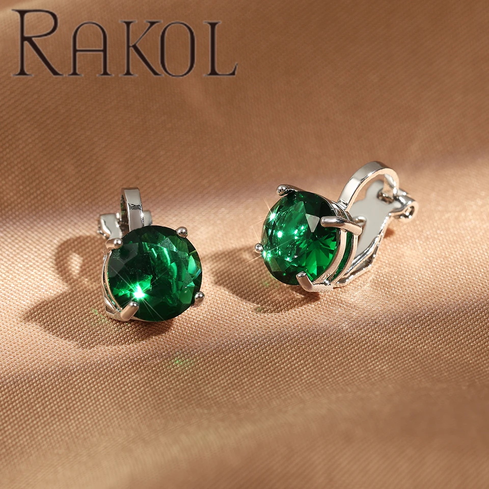 RAKOL EP526 crystal ear cuff korean design ear cuff fashion earrings