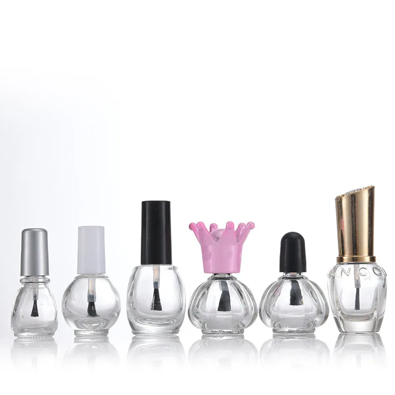 Factory direct sale many kinds of mini bottle with brush raller and sprayer for nail polish essential oil perfume