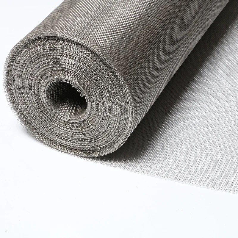Food Grade AISI SUS 304 316 316L  150 120 180 220 Micron Screen Stainless Steel Wire Mesh