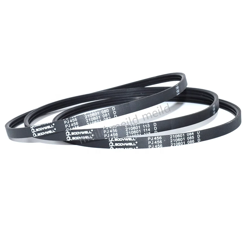 pj456 rubber transmission multi-groove belt for conveyor Transmission BeltsMolded  Ribbed Belt