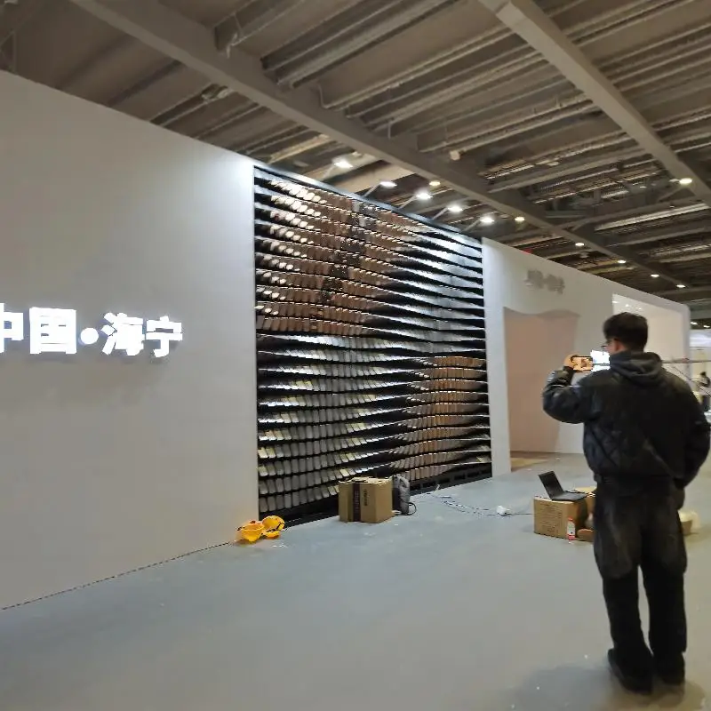 Dynamic Magnetic Flip Screen Mechanical Wall Human Interactive Matrix Art Wall Shopping Mall KTV Museum Hotel Lobby