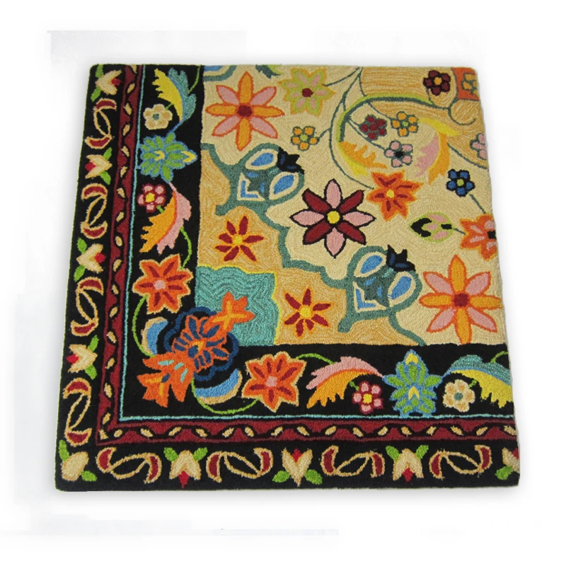 
Напольные шерстяные и шелковые Коврики ручной работы по индивидуальному заказу, ковер для коммерческой гостиной с буквенным дизайном 